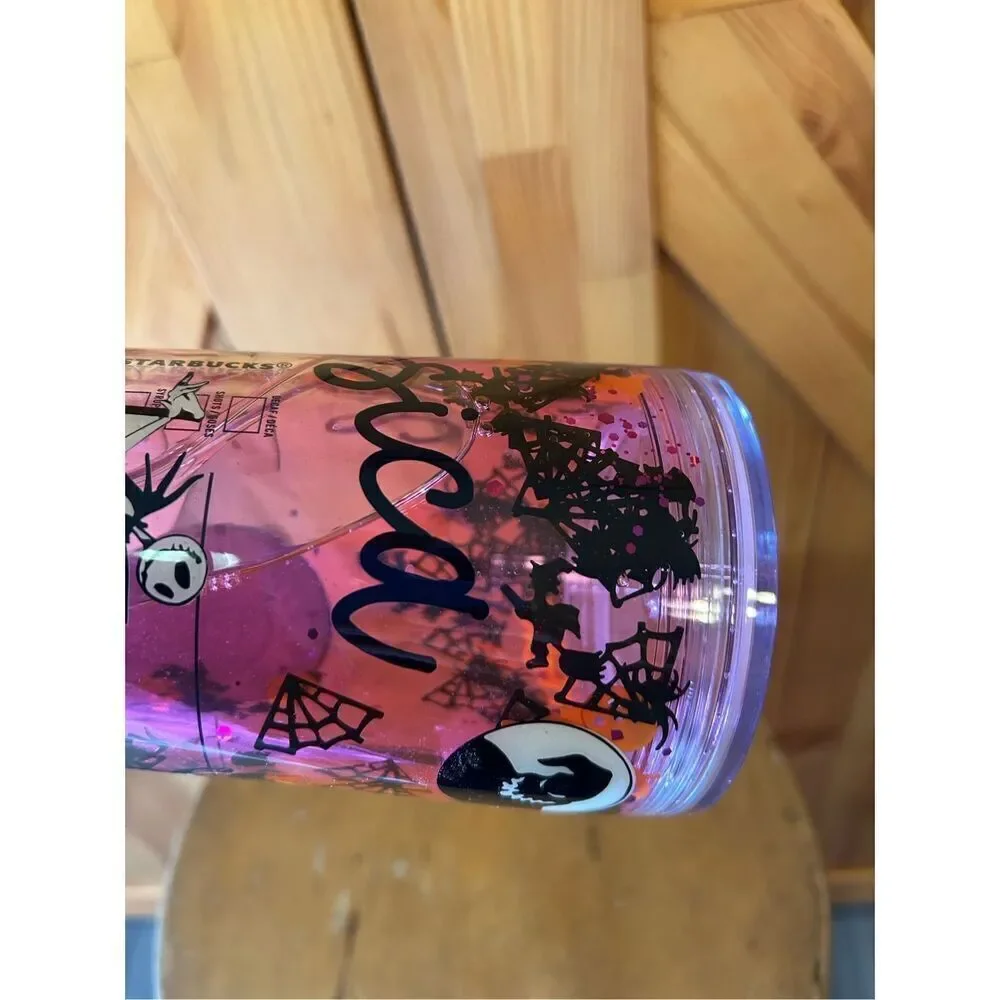 starbucks tumbler nightmare before christmas glow-in-the-dark (0114)